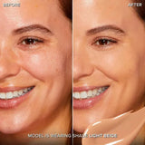 Too Faced Born This Way Concealer Light Beige swatch on skin showing natural finish