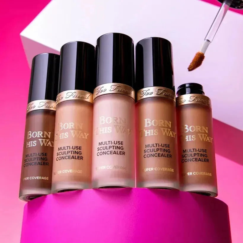 Too Faced Born This Way Concealer Light Beige ingredients list and product details on packaging