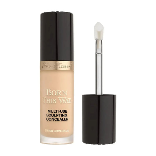 Too Faced Born This Way Super Coverage Concealer in Nude shade - tube packaging front view