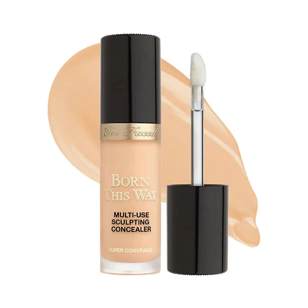 Too Faced Born This Way Super Coverage Concealer Pearl 13.5ml front view - full coverage hydrating concealer