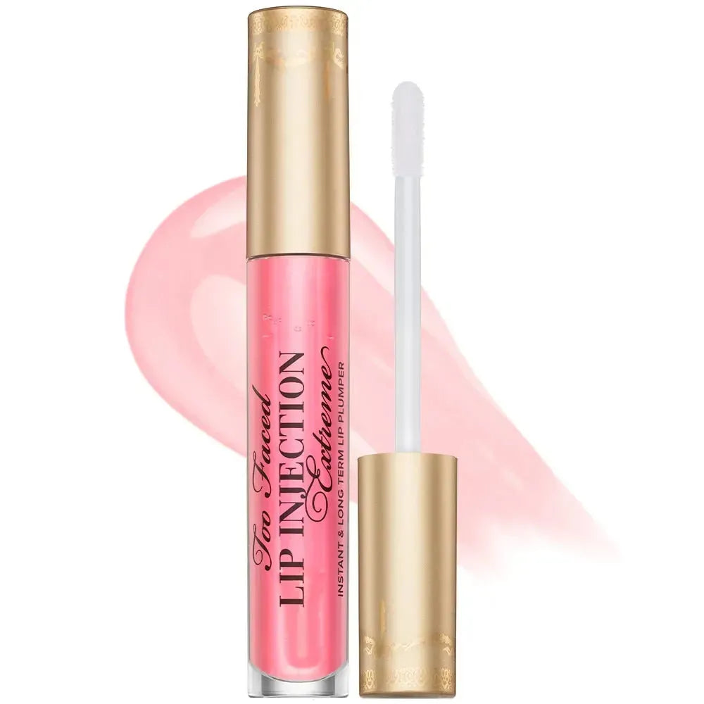 Too Faced Lip Injection Extreme Lip Plumper Bubblegum Yum 4g front packaging box on white background