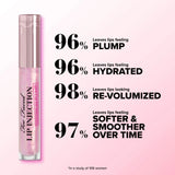 Too Faced Lip Injection Maximum Plump gloss tube open with applicator visible