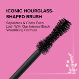 Close-up of Too Faced Naturally Better Than Sex Mascara brush and formula