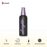 Urban Decay All Nighter Setting Spray 118ml front view - long-lasting makeup setting spray with microfine mist