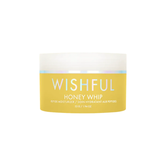 Wishful Honey Whip Peptide Moisturizer jar by Huda Beauty – authentic skincare product